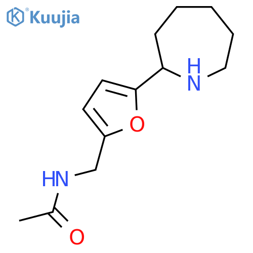N-(5-Azepan-2-yl-furan-2-ylmethyl)-acetamide structure