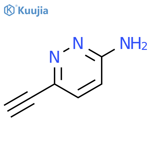 6-ethynylpyridazin-3-amine structure