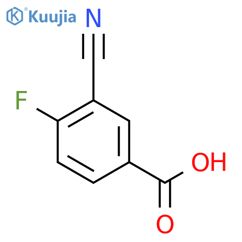 3-Cyano-4-fluorobenzoic acid structure
