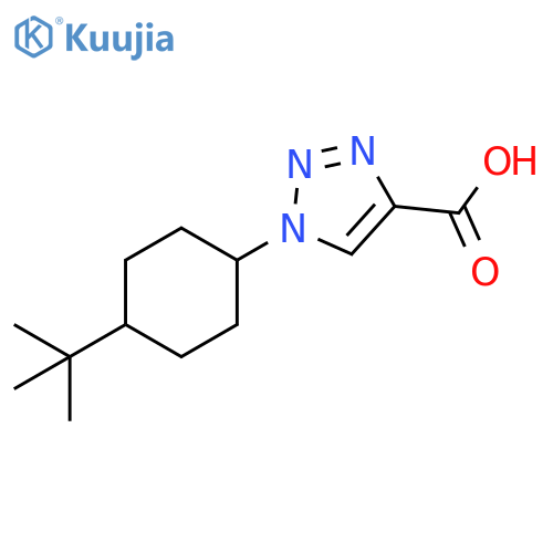 1-(4-tert-Butyl-cyclohexyl)-1H-[1,2,3]triazole-4-carboxylic acid structure