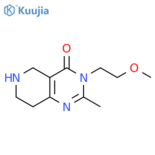 3-(2-Methoxy-ethyl)-2-methyl-5,6,7,8-tetrahydro-3H-pyrido[4,3-d]pyrimidin-4-one structure