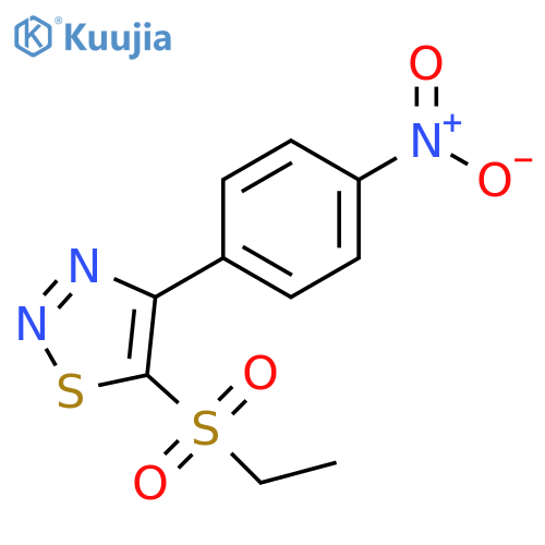 5-Ethanesulfonyl-4-(4-nitro-phenyl)-[1,2,3]thiadiazole structure