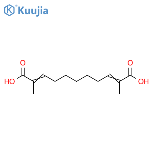 2,9-Undecadienedioic acid, 2,10-dimethyl- structure