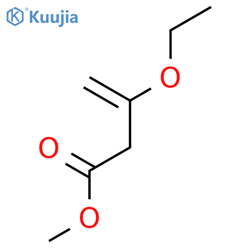 3-Butenoic acid, 3-ethoxy-, methyl ester structure
