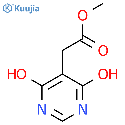 Methyl 2-(4,6-dihydroxypyrimidin-5-yl)acetate structure