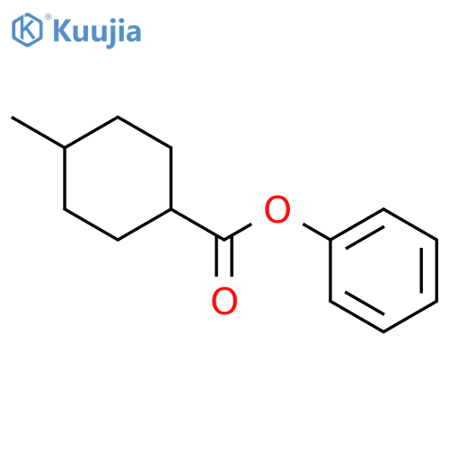 Cyclohexanecarboxylic acid, 4-methyl-,phenylester structure