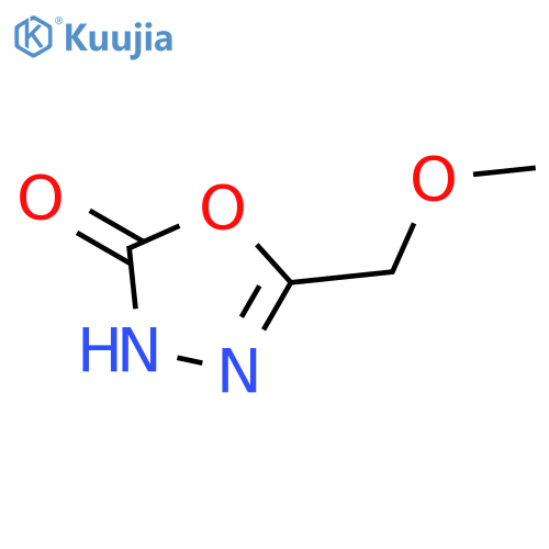 5-(methoxymethyl)-2,3-dihydro-1,3,4-oxadiazol-2-one structure