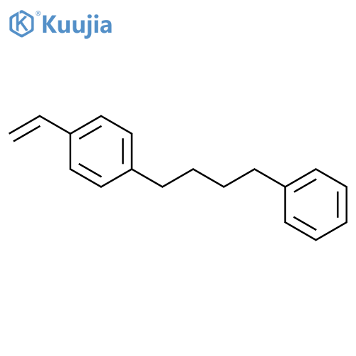 Benzene, 1-ethenyl-4-(4-phenylbutyl)- structure