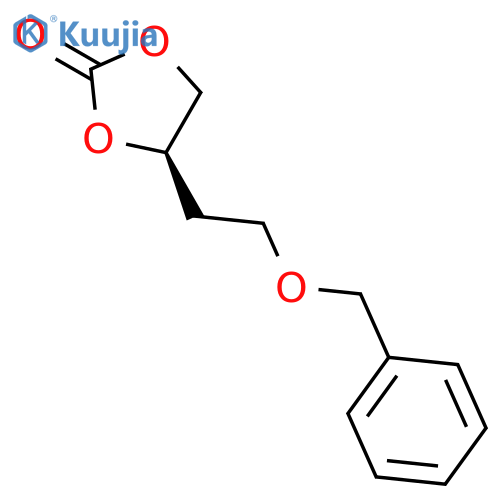 1,3-Dioxolan-2-one, 4-[2-(phenylmethoxy)ethyl]-, (R)- structure
