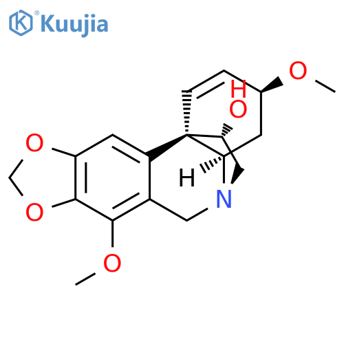 3H,6H-5,11b-Ethano[1,3]dioxolo[4,5-j]phenanthridin-12-ol, 4,4a-dihydro-3,7-dimethoxy-, (3S,4aR,5R,11bR,12S)- (9CI) structure