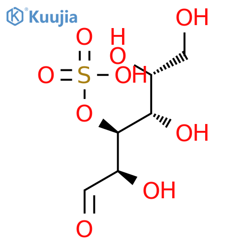 D-Galactose,3-(hydrogen sulfate) structure