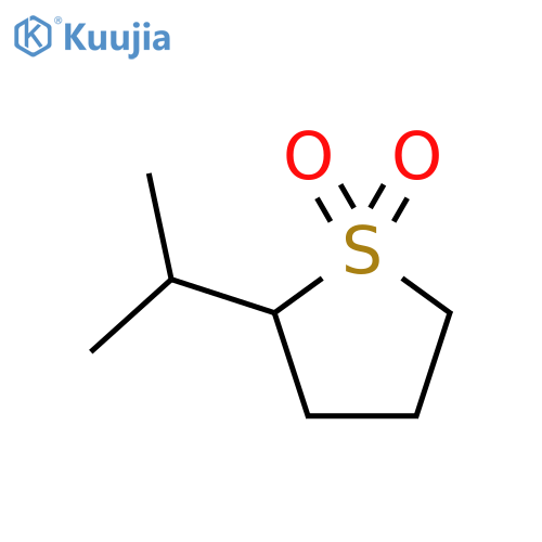 Thiophene,tetrahydro-2-(1-methylethyl)-, 1,1-dioxide structure