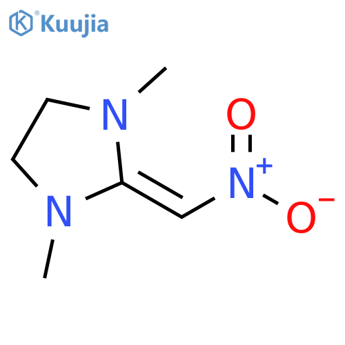 Imidazolidine, 1,3-dimethyl-2-(nitromethylene)- structure