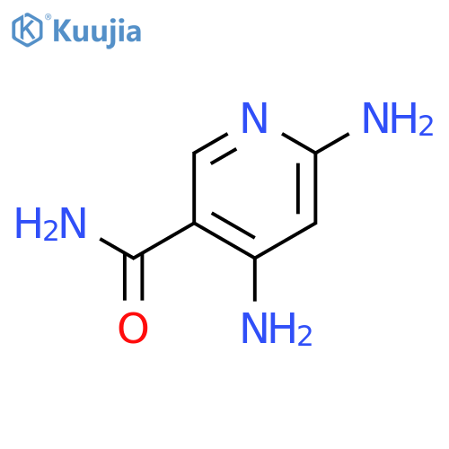 4,6-diamino-3-Pyridinecarboxamide structure