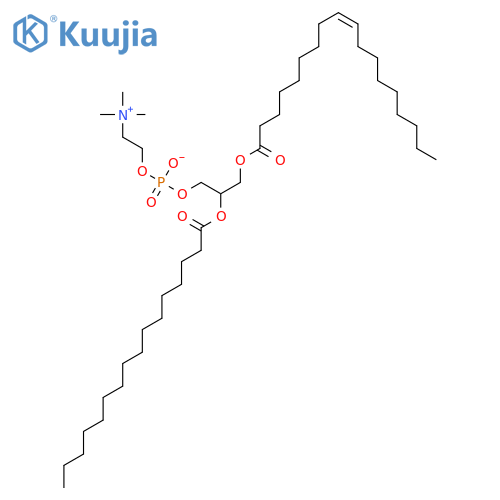 3,5,9-Trioxa-4-phosphaheptacos-18-en-1-aminium,4-hydroxy-N,N,N-trimethyl-10-oxo-7-[(1-oxohexadecyl)oxy]-, inner salt, 4-oxide,(18Z)- structure