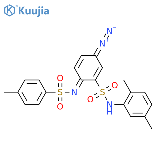 Benzenesulfonamide,N-[4-diazo-2-[[(2,5-dimethylphenyl)amino]sulfonyl]-2,5-cyclohexadien-1-ylidene]-4-methyl- structure