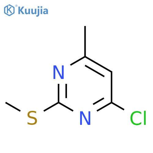 4-chloro-6-methyl-2-(methylsulfanyl)pyrimidine structure