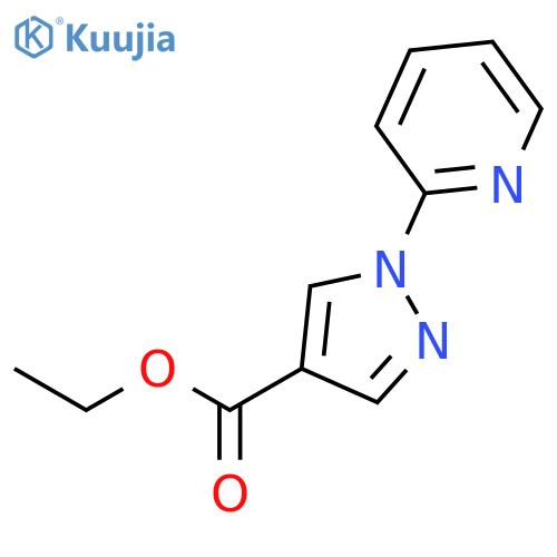 Ethyl 1-(pyridin-2-yl)-1H-pyrazole-4-carboxylate structure