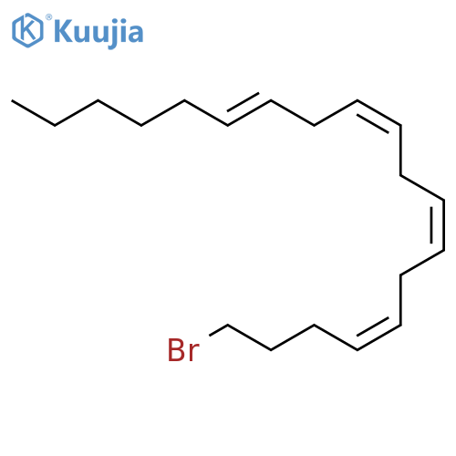 4,7,10,13-Nonadecatetraene, 1-bromo-, (4Z,7Z,10Z,13E)- structure