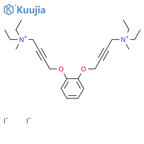 2-Butyn-1-aminium,4,4'-[1,2-phenylenebis(oxy)]bis[N,N-diethyl-N-methyl-, diiodide (9CI) structure