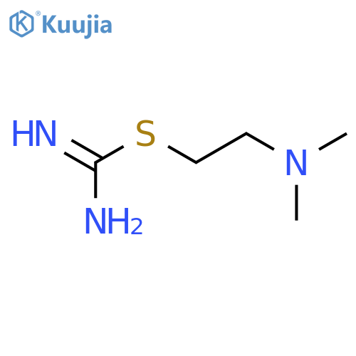 Carbamimidothioic acid,2-(dimethylamino)ethyl ester structure