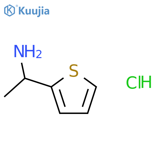 1-(Thiophen-2-yl)ethan-1-amine hydrochloride structure