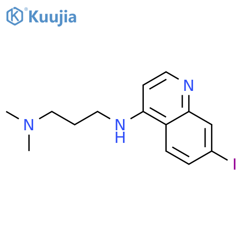 1,3-Propanediamine,N3-(7-iodo-4-quinolinyl)-N1,N1-dimethyl- structure
