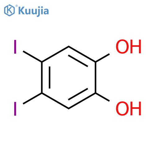 1,2-Benzenediol, 4,5-diiodo- structure