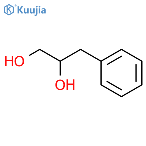 3-phenylpropane-1,2-diol structure