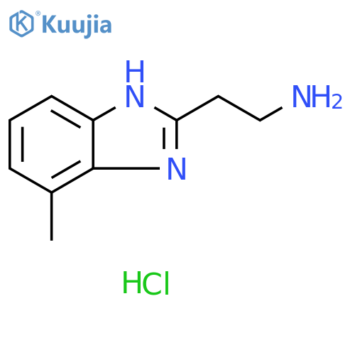 2-(7-Methyl-1H-benzimidazol-2-yl)ethanaminehydrochloride structure