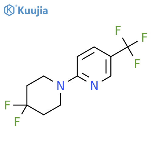 2-(4,4-Difluoropiperidin-1-yl)-5-(trifluoromethyl)pyridine structure