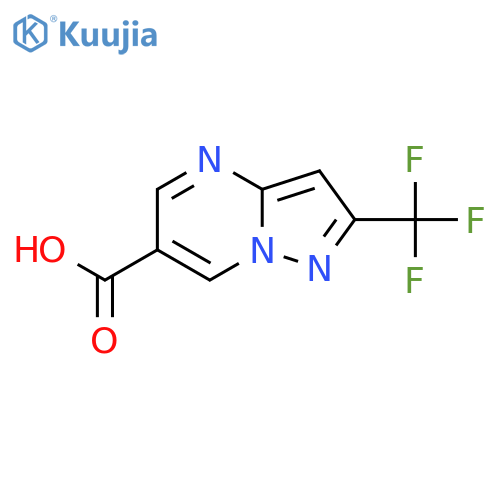 2-(Trifluoromethyl)pyrazolo[1,5-a]pyrimidine-6-carboxylic acid structure