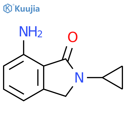 7-Amino-2-cyclopropylisoindolin-1-one structure