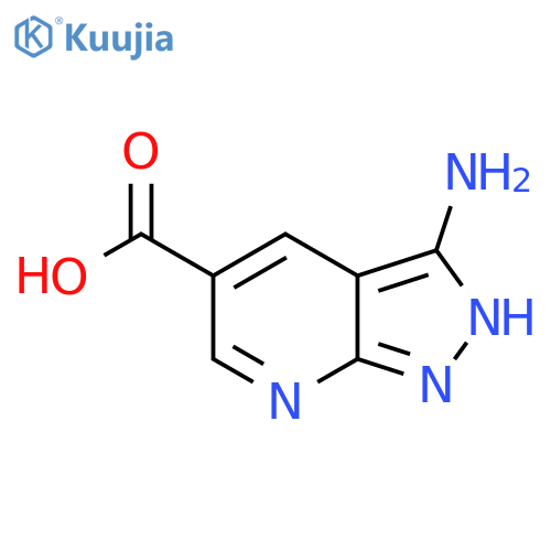 3-amino-1H-pyrazolo[3,4-b]pyridine-5-carboxylic acid structure