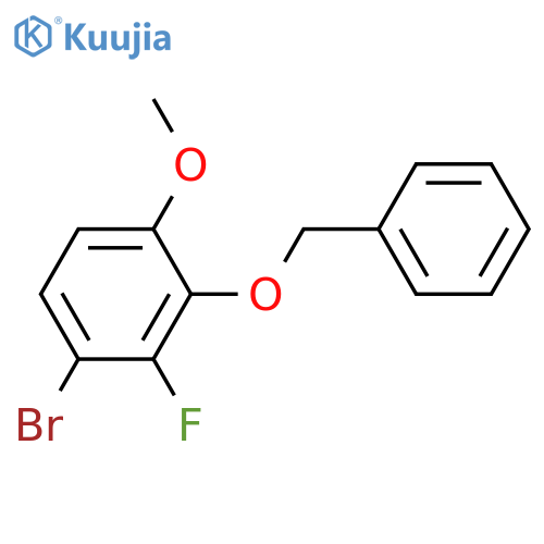 2-(Benzyloxy)-4-bromo-3-fluoro-1-methoxybenzene structure