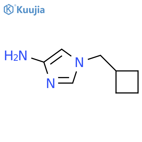 1H-Imidazol-4-amine, 1-(cyclobutylmethyl)- structure