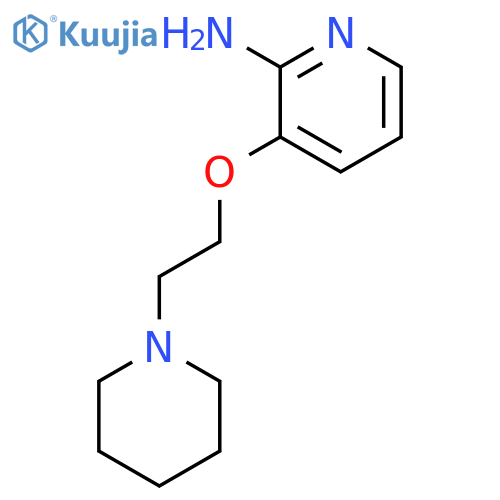 2-Amino-3-(2-piperidino-ethoxy)pyridine structure