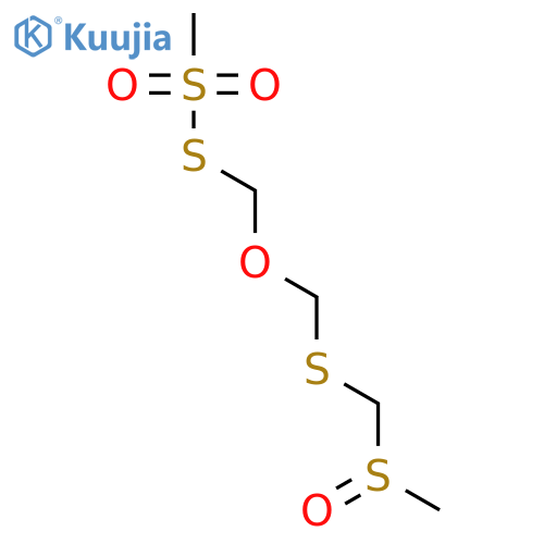 2,3,7,9-Tetrathia-5-oxadecane 2,2,9-trioxide structure