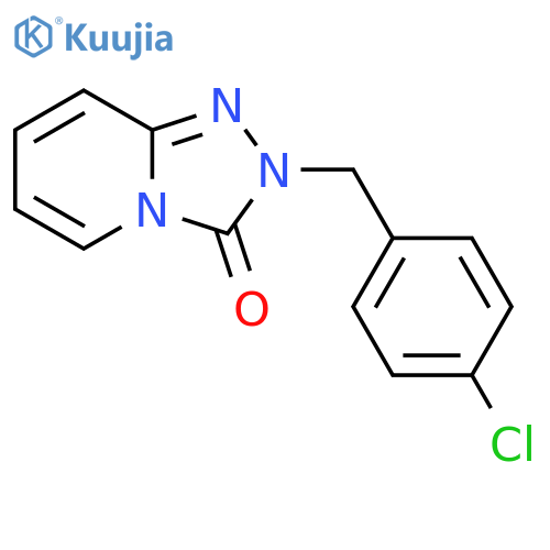 2-[(4-chlorophenyl)methyl]-2H,3H-[1,2,4]triazolo[4,3-a]pyridin-3-one structure