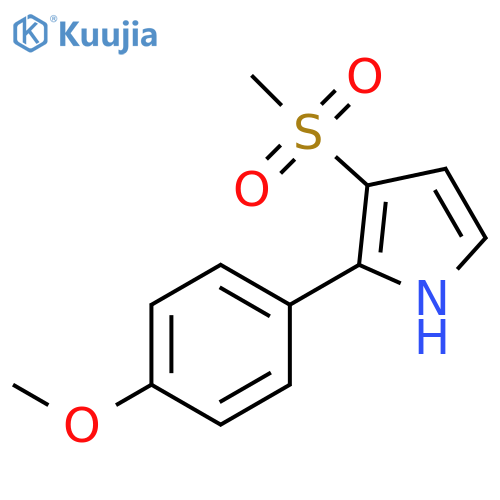 3-Methanesulfonyl-2-(4-methoxy-phenyl)-1H-pyrrole structure