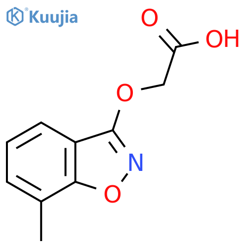 (7-Methyl-benzo[d]isoxazol-3-yloxy)-acetic acid structure