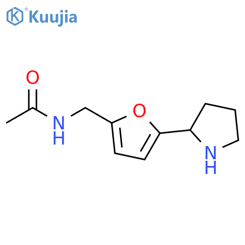 N-{5-(pyrrolidin-2-yl)furan-2-ylmethyl}acetamide structure