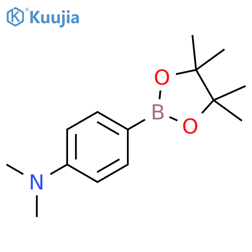 N,N-Dimethyl-4-(4,4,5,5-tetramethyl-1,3,2-dioxaborolan-2-yl)aniline structure