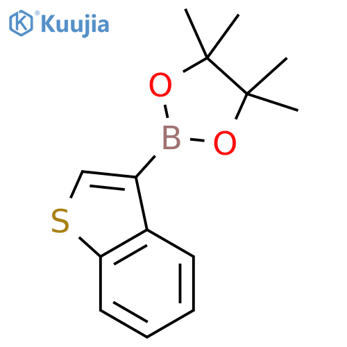 2-(Benzobthiophen-3-yl)-4,4,5,5-tetramethyl-1,3,2-dioxaborolane structure