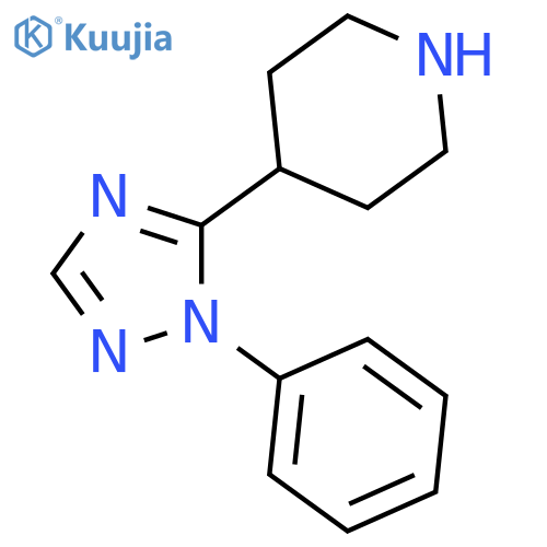 4-(2-Phenyl-2H-[1,2,4]triazol-3-yl)-piperidine structure