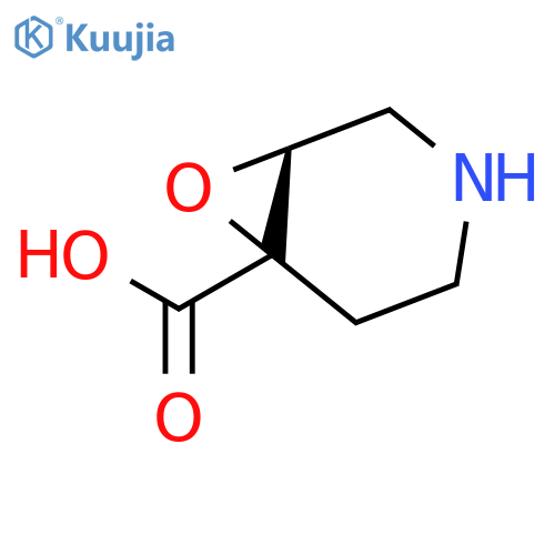 7-Oxa-3-azabicyclo[4.1.0]heptane-6-carboxylic acid, (1S)- structure