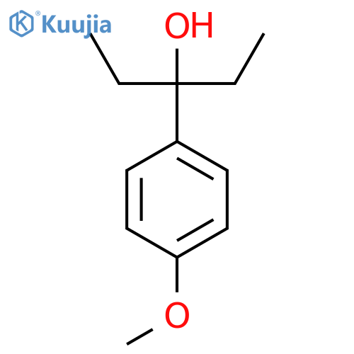 3-(4-Methoxyphenyl)-3-pentanol structure