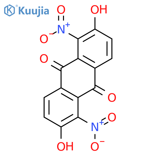 9,10-Anthracenedione,2,6-dihydroxy-1,5-dinitro- structure
