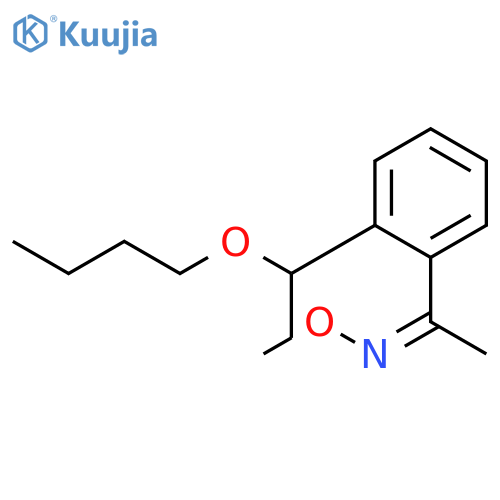 Ethanone, 1-[2-(1-butoxyethyl)phenyl]-, O-methyloxime structure