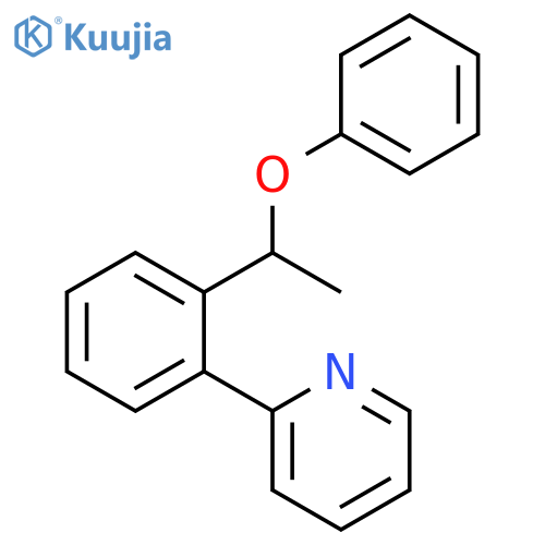 Pyridine, 2-[2-(1-phenoxyethyl)phenyl]-, (+)- structure